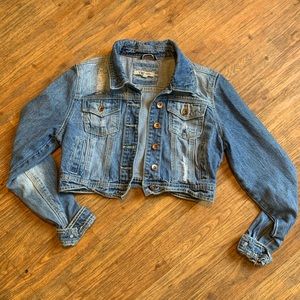 NWOT ! ❄️ YMI Midi Cropped Jean Jacket (L)